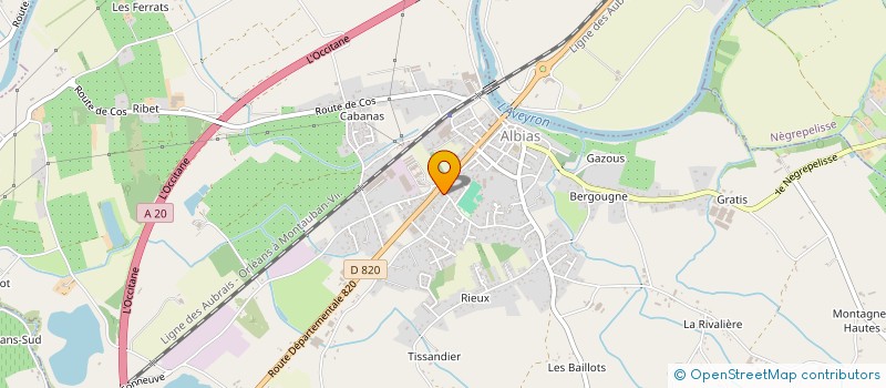 localisation de l'entreprise FERNEGOCE  ALBIAS