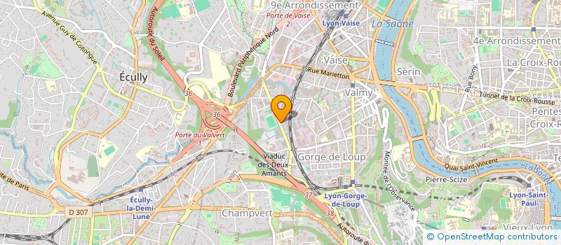 localisation de l'entreprise FERNEY COLLEX  LYON