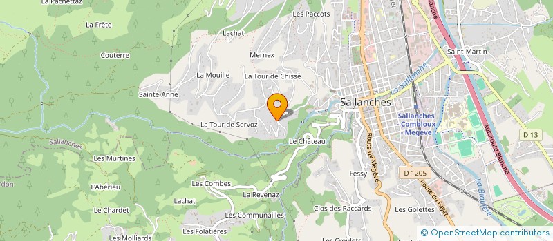 localisation de l'entreprise FERNEY KIDS 1 à SALLANCHES
