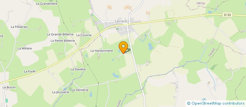 localisation de l'entreprise FERNIAU  LEVARE