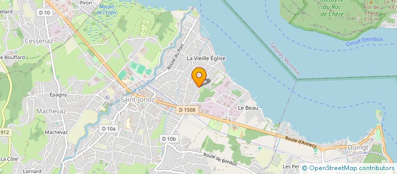 localisation de l'entreprise FERNOBE IMMO  SAINT-JORIOZ