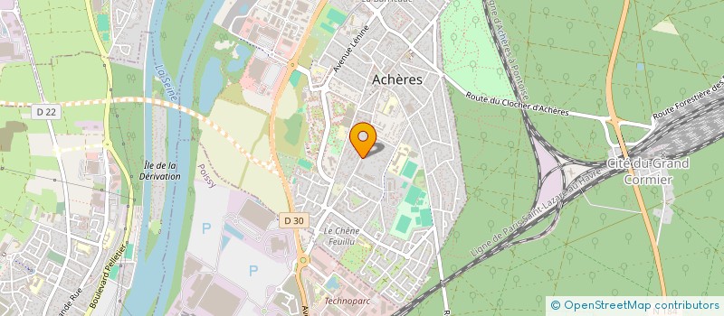 localisation de l'entreprise FERODFI à ACHERES