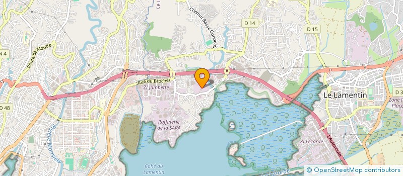 localisation de l'entreprise FEROMAR SAS  LE LAMENTIN