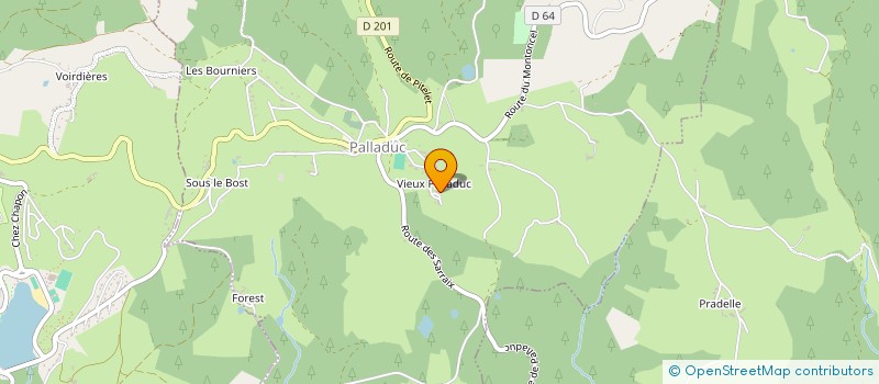 localisation de l'entreprise FERON ROUSSET  PALLADUC