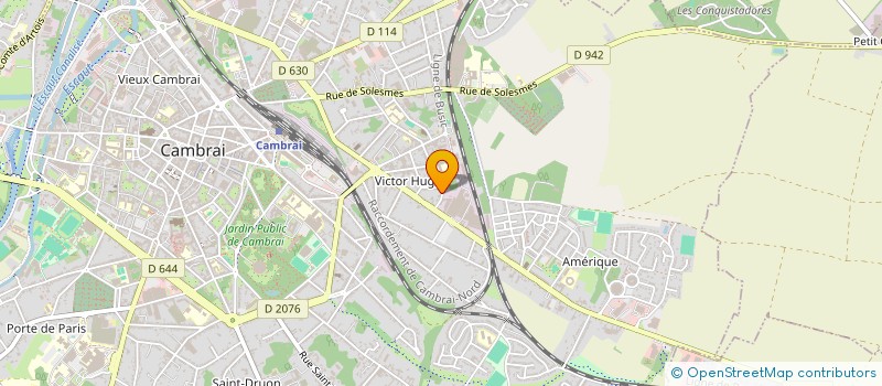 localisation de l'entreprise FERONIA 1ER à CAMBRAI