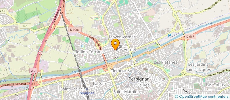 localisation de l'entreprise FEROPRO à PERPIGNAN