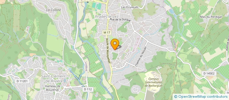 localisation de l'entreprise FEROSC  PRADES-LE-LEZ