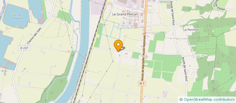 localisation de l'entreprise FEROTIN  CHATEAUNEUF-DU-RHONE