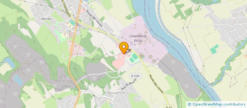 localisation de l'entreprise FEROTIN IMMOBILIER  BOUVESSE-QUIRIEU