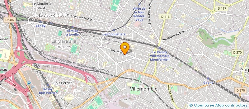 localisation de l'entreprise FEROUAL A ET AITSI B à VILLEMOMBLE