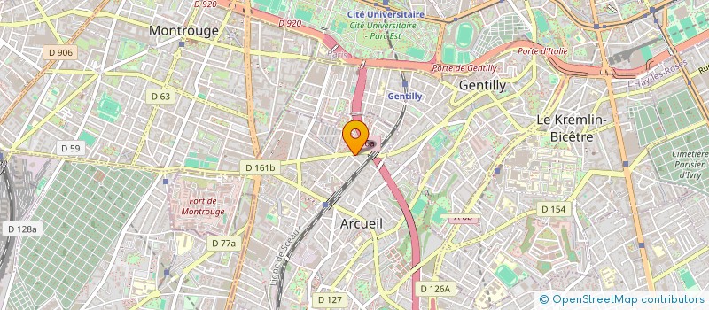 localisation de l'entreprise FEROVA ENGINEERING à ARCUEIL