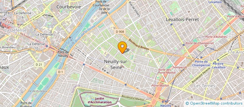 localisation de l'entreprise FERPECLE à NEUILLY-SUR-SEINE