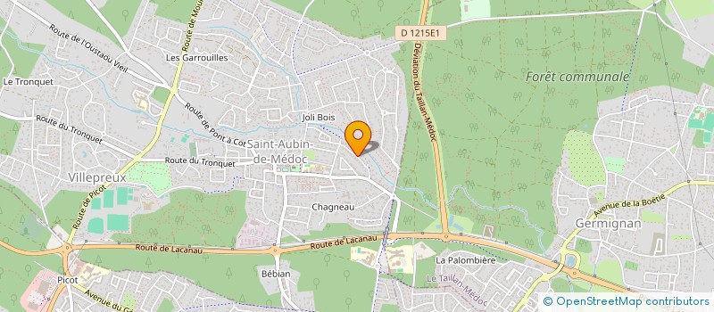 localisation de l'entreprise FERPIC  SAINT-AUBIN-DE-MEDOC