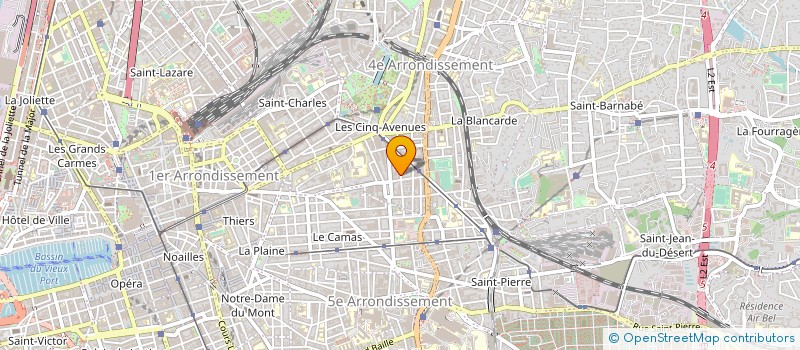 localisation de l'entreprise FERRACCI-VERDIER à MARSEILLE