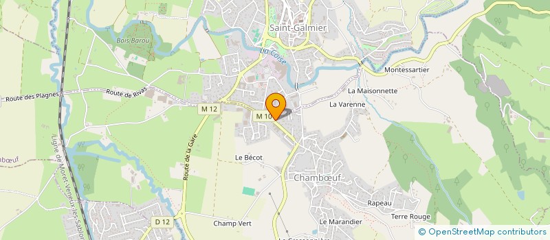 localisation de l'entreprise FERRACHON  CHAMBUF