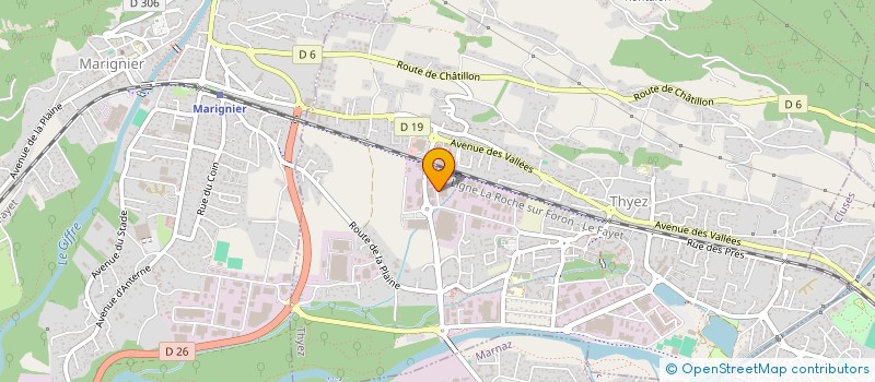 localisation de l'entreprise FERRADOR  THYEZ