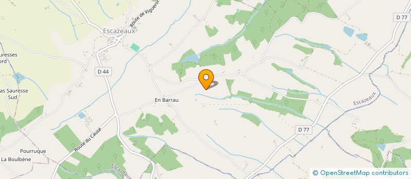 localisation de l'entreprise FERRADOU FRERES  ESCAZEAUX