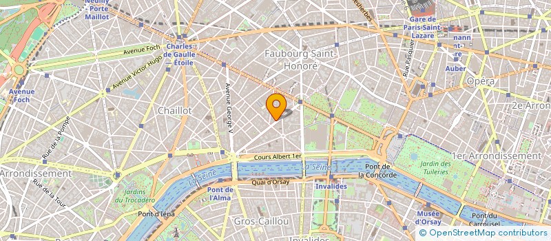 localisation de l'entreprise FERRAGAMO FRANCE à PARIS