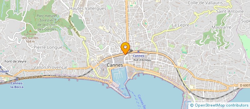 localisation de l'entreprise FERRAGE 11 à CANNES