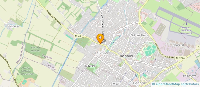 localisation de l'entreprise FERRAGNES 2016  CUGNAUX