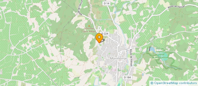 localisation de l'entreprise FERRAGUT - PLOMBERIE - ELECTRICITE  MORMOIRON