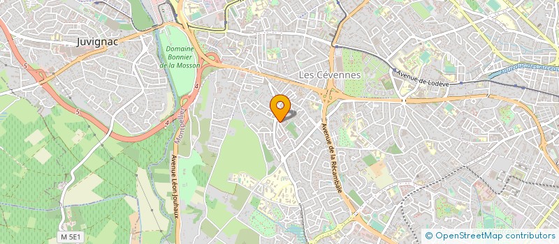 localisation de l'entreprise FERRAILLE-PAPILLON à MONTPELLIER