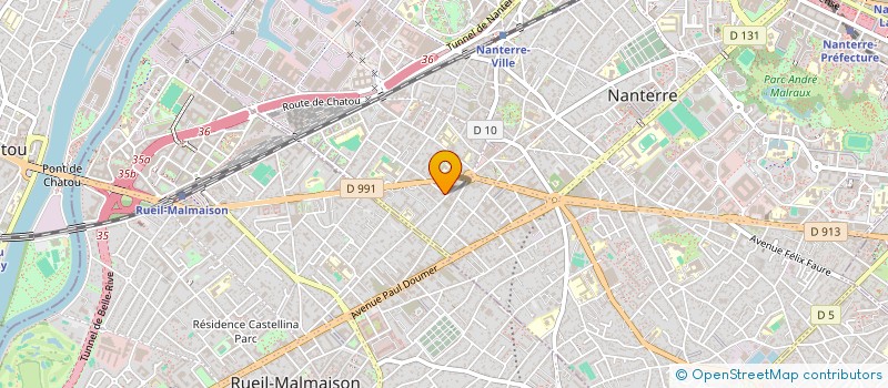localisation de l'entreprise FERRAL à NANTERRE
