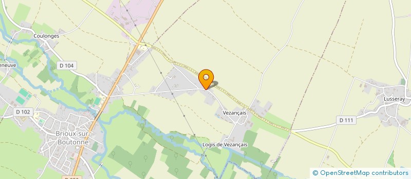 localisation de l'entreprise FERRAND  BRIOUX-SUR-BOUTONNE