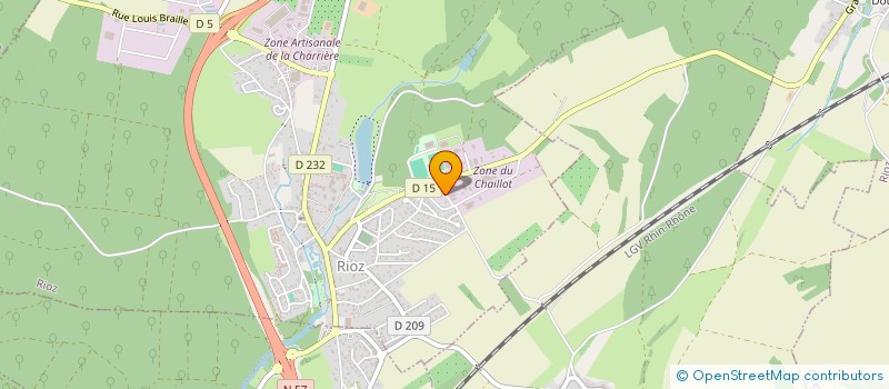 localisation de l'entreprise FERRAND à RIOZ