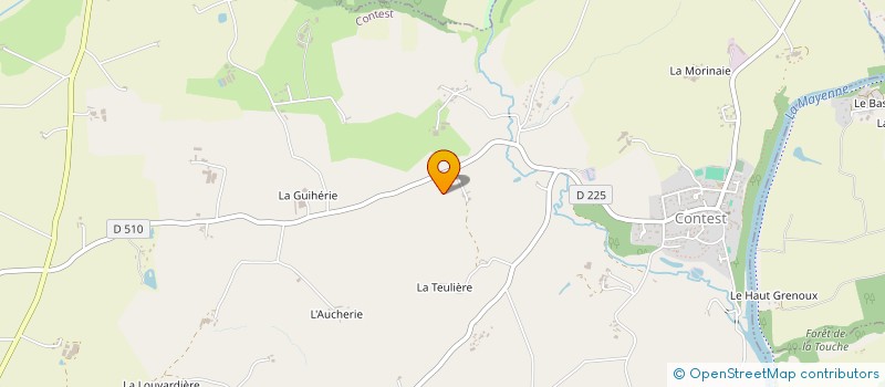 localisation de l'entreprise FERRAND  CONTEST