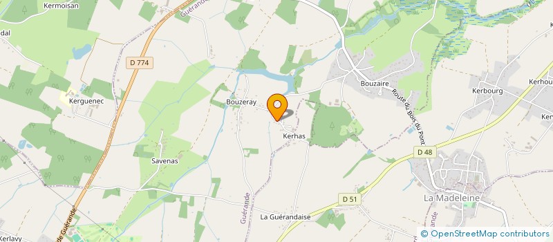 localisation de l'entreprise FERRAND-BIGUET  GUERANDE