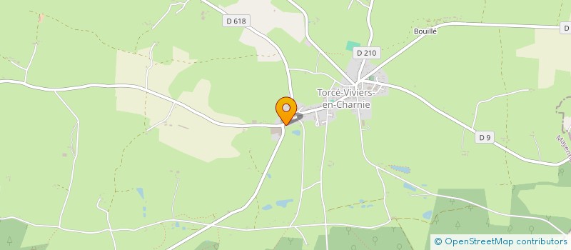 localisation de l'entreprise FERRAND DECORATION à TORCE-VIVIERS-EN-CHARNIE