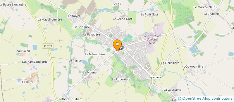 localisation de l'entreprise FERRAND ELECTRICITE PLOMBERIE à LA PLANCHE