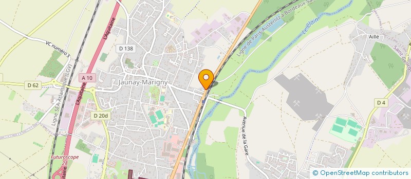 localisation de l'entreprise FERRAND HABITAT SERVICES  JAUNAY-MARIGNY