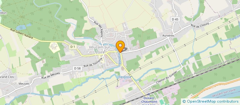 localisation de l'entreprise FERRAND-HENON  VEUZAIN-SUR-LOIRE