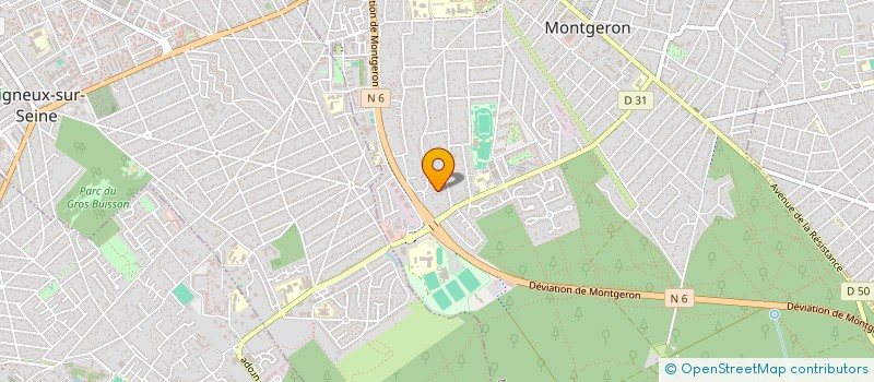 localisation de l'entreprise FERRANDEZ FRERES à MONTGERON