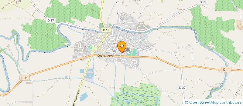 localisation de l'entreprise FERRANDO CONFORT  CAPESTANG