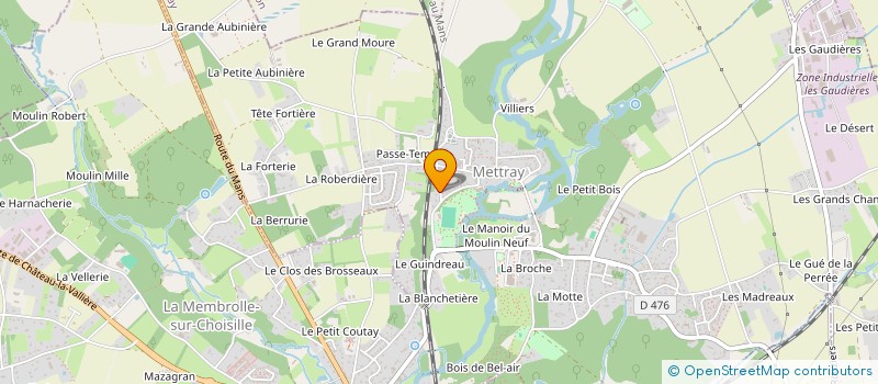 localisation de l'entreprise FERRANDON-FOUCHET  METTRAY