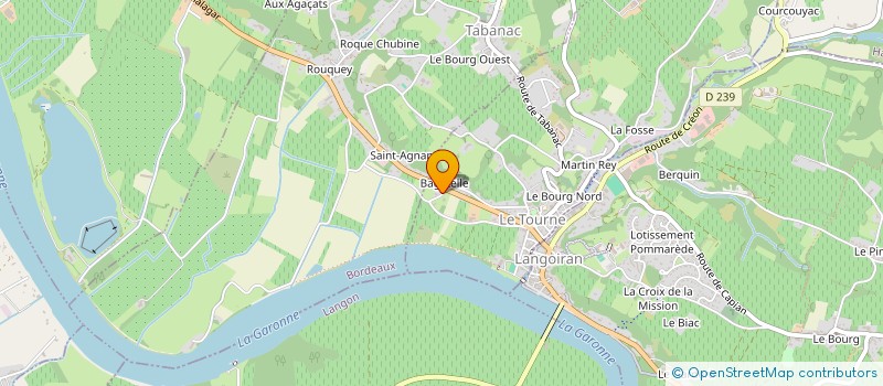 localisation de l'entreprise FERRANE FRERES  LE TOURNE