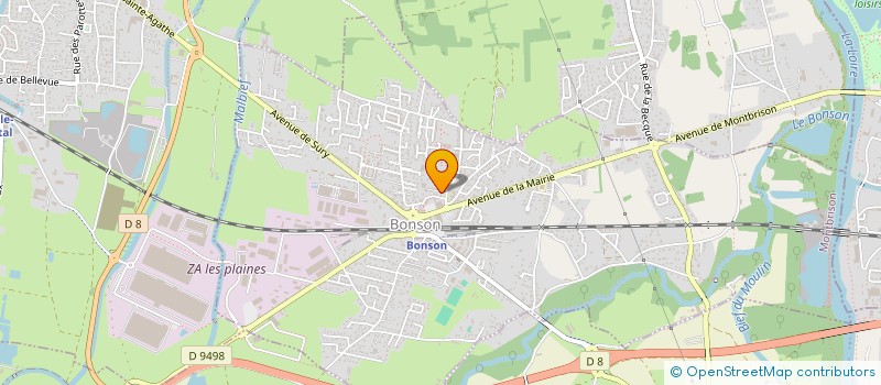 localisation de l'entreprise FERRANTE ATS  BONSON