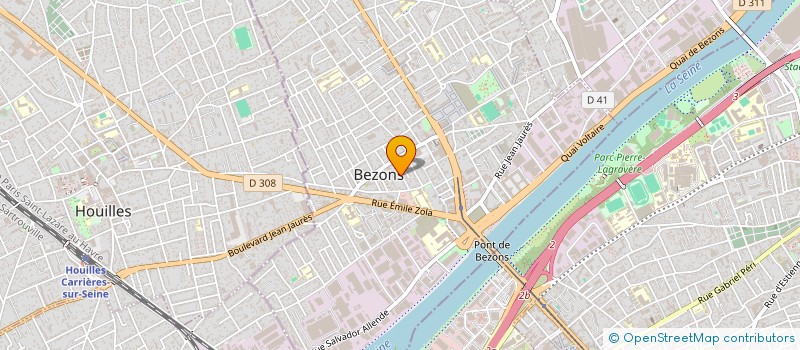localisation de l'entreprise FERRANTE ET FILS à BEZONS