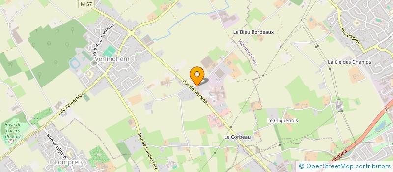 localisation de l'entreprise FERRANTELLI à VERLINGHEM
