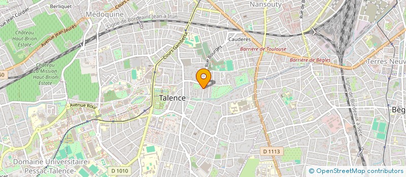 localisation de l'entreprise FERRANTINI  TALENCE