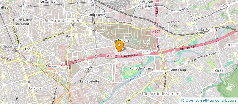 localisation de l'entreprise FERRARA à MARSEILLE