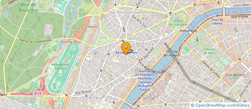 localisation de l'entreprise FERRARI BAUCHES à PARIS