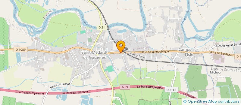 localisation de l'entreprise FERRARI INDIVISION  COUTRAS