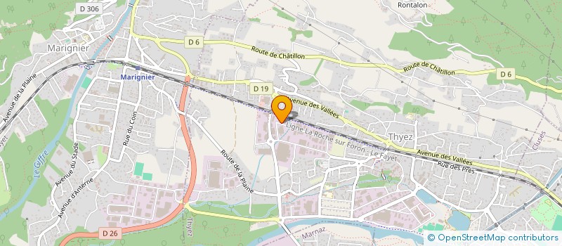 localisation de l'entreprise FERRASIMMO  THYEZ