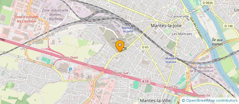 localisation de l'entreprise FERRATEC à MANTES-LA-VILLE