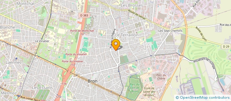 localisation de l'entreprise FERRATIC  BRON