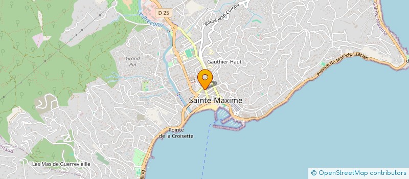 localisation de l'entreprise FERRAXIME à SAINTE-MAXIME